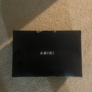 AMIRI Black Box with White Logo